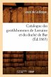 Catalogue Des Gentilshommes de Lorraine... - Bild 1