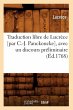 Traduction Libre de Lucrèce [Par C.-J.... - Bild 1
