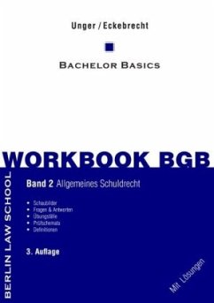 Workbook BGB Band II - Eckebrecht, Marc;Unger, Werner