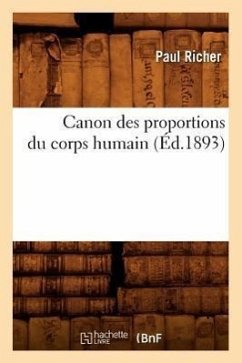 Canon Des Proportions Du Corps Humain (Éd.1893) - Richer, Paul