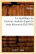 La République de Cicéron: Traduite... - Bild 1