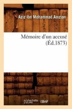 Cover Mémoire d'un accusé (Éd.1873)