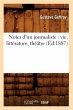 Notes d'Un Journaliste: Vie,... - Bild 1