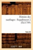 Histoire Des Naufrages. Tome 38, Supplément 2 (Éd.1789)