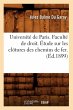 Université de Paris. Faculté de... - Bild 1
