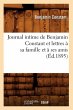 Journal Intime de Benjamin Constant Et... - Bild 1