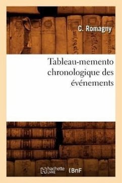 Tableau-Memento Chronologique Des Événements - Romagny, C.