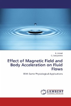 Effect of Magnetic Field and Body Acceleration on Fluid Flows