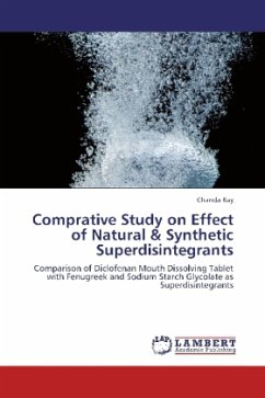 Comprative Study on Effect of Natural & Synthetic Superdisintegrants