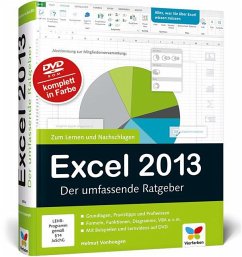 Excel 2013 - Der umfassende Ratgeber, m. DVD-ROM - Vonhoegen, Helmut