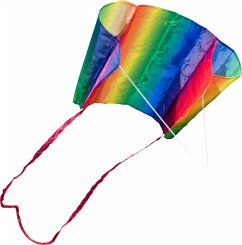 Invento 100081 - Sleddy Rainbow GO! Einleiner Drachen im Taschenformat