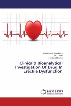 Clinical& Bioanalytical Investigation Of Drug In Erectile Dysfunction - Ashwlayan, Vrish Dhwaj;Yadav, Ritu;Sharma, Sandeep