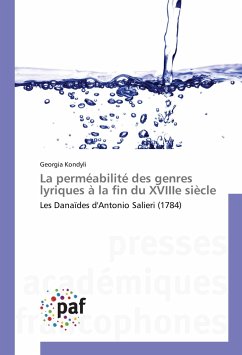 La perméabilité des genres lyriques à la fin du XVIIIe siècle - Kondyli, Georgia