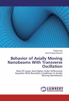 Behavior of Axially Moving Nanobeams With Transverse Oscillation