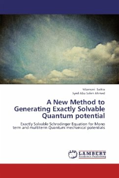 A New Method to Generating Exactly Solvable Quantum potential - Saikia, Nilamoni;Ahmed, Syed Abu Saleh