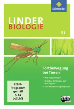 Cover Fortbewegung bei Tieren, CD-ROM, CD-ROM / Linder Biologie, Lernsoftware für die Sekundarstufe I