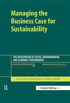 Cover Managing the Business Case for Sustainability