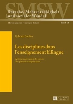 Les disciplines dans l'enseignement bilingue - Steffen, Gabriela