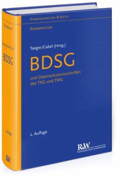 Cover BDSG und Datenschutzvorschriften des TKG und TMG, Kommentar
