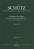 Geistliche Chor-Music, Chorpartitur