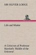 Life and Matter A Criticism of... - Bild 1