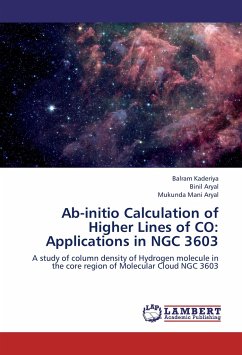 Ab-initio Calculation of Higher Lines of CO: Applications in NGC 3603 - Kaderiya, Balram;Aryal, Binil;Aryal, Mukunda Mani