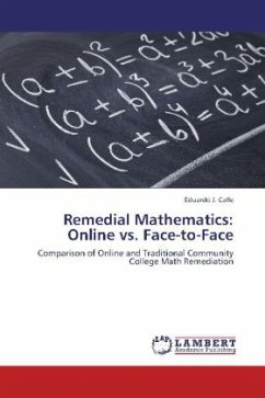Remedial Mathematics: Online vs. Face-to-Face