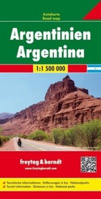 Freytag & Berndt Autokarte Argentinien 1:1.500.000. Argentina