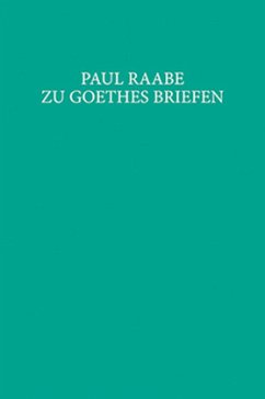 Cover Zu Goethes Briefen