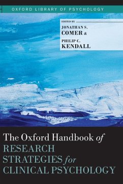 Cover Oxford Handbook of Research Strategies for Clinical Psychology