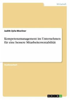 Kompetenzmanagement im Unternehmen für eine bessere Mitarbeiterrentabilität - Zylla-Woellner, Judith