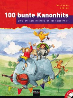 100 bunte Kanonhits. Paket (Buch und Audio-CDs) - Hering, Wolfgang