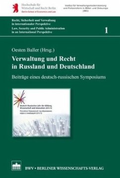 Cover Verwaltung und Recht in Russland und Deutschland