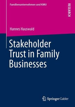 Stakeholder Trust in Family Businesses - Hauswald, Hannes