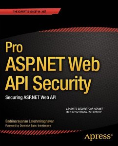 Pro ASP.NET Web API Security - Lakshmiraghavan, Badrinarayanan