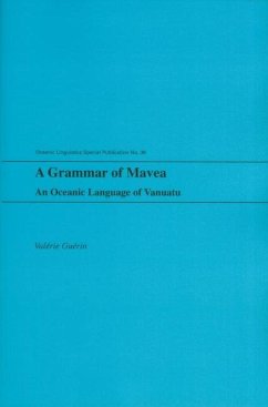 A Grammar of Mavea - Guérin, Valérie