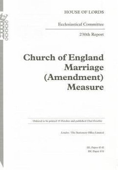 Church of England Marriage (Amendment) Measure: 230th Report