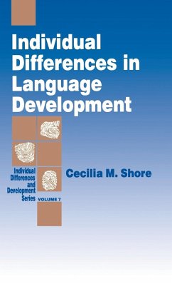 Individual Differences in Language Development - Shore, Cecilia M.