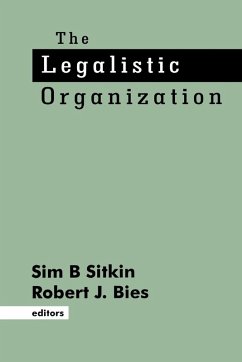 Cover The Legalistic Organization