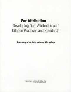 For Attribution - National Research Council; Policy And Global Affairs; Board on Research Data and Information