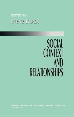 Social Context and Relationships - Duck, Steve