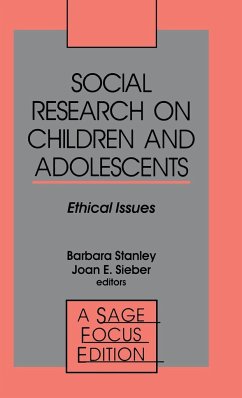 Social Research on Children and Adolescents - Stanley, Barbara; Sieber, Joan E.