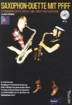 Saxophon-Duette mit Pfiff, für Alt- und/oder Tenor-Saxophon - Herrmann, Milo