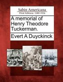 A Memorial of Henry Theodore Tuckerman.