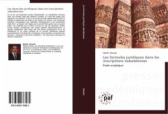 Les formules juridiques dans les inscriptions nabatéennes - Alzoubi, Mahdi
