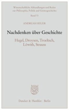 Nachdenken über Geschichte. - Heuer, Andreas