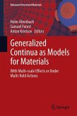 Generalized Continua as Models for Materials