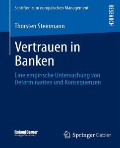 Vertrauen in Banken - Steinmann, Thorsten