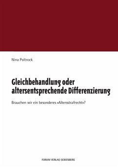 Cover Gleichbehandlung oder altersentsprechende Differenzierung