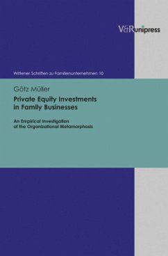 Private Equity Investments in Family Businesses - Müller, Götz